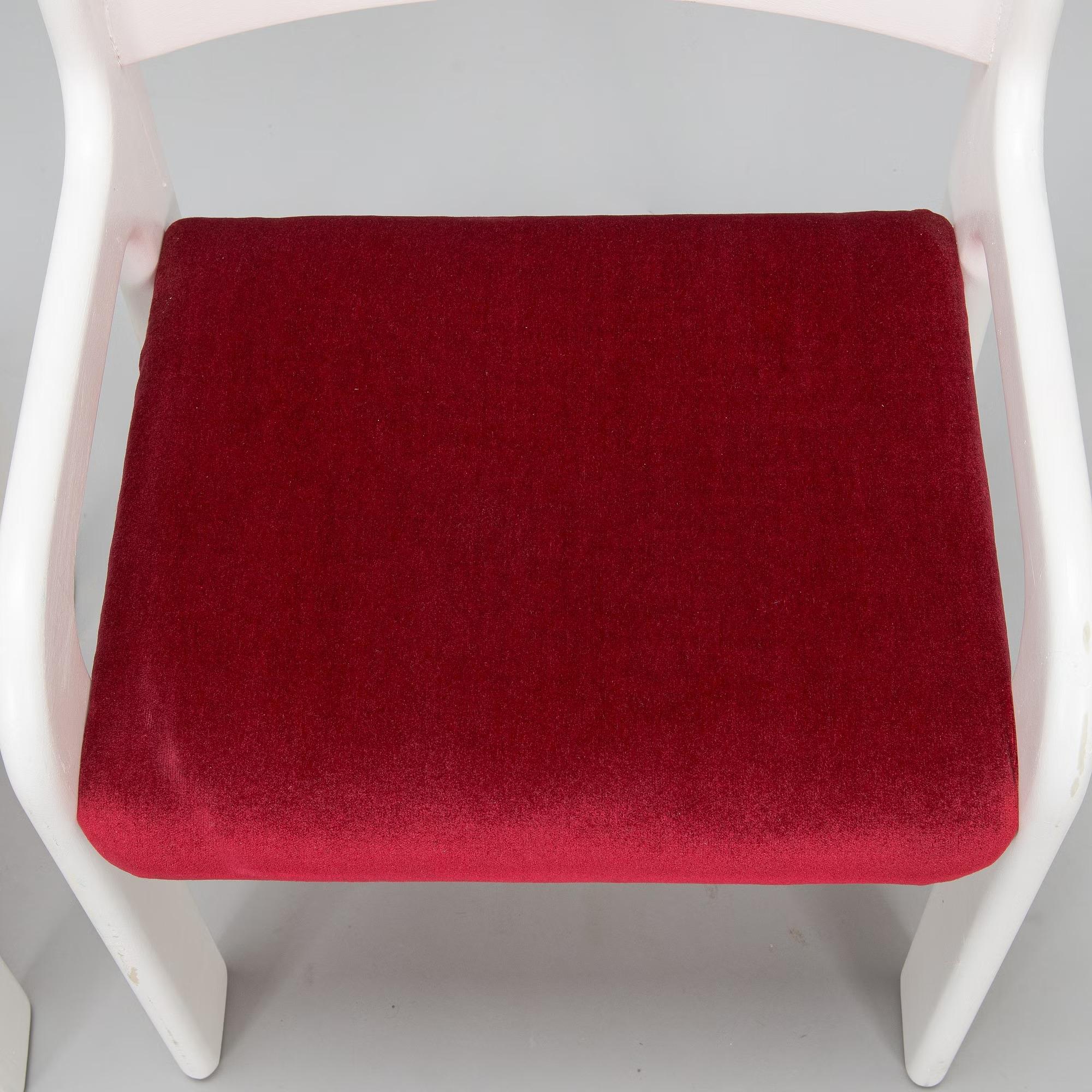 Mid-Century Modern Eero Aarnio set of 6 Chairs Model Flamingo for Asko Finland Marked, 1970s