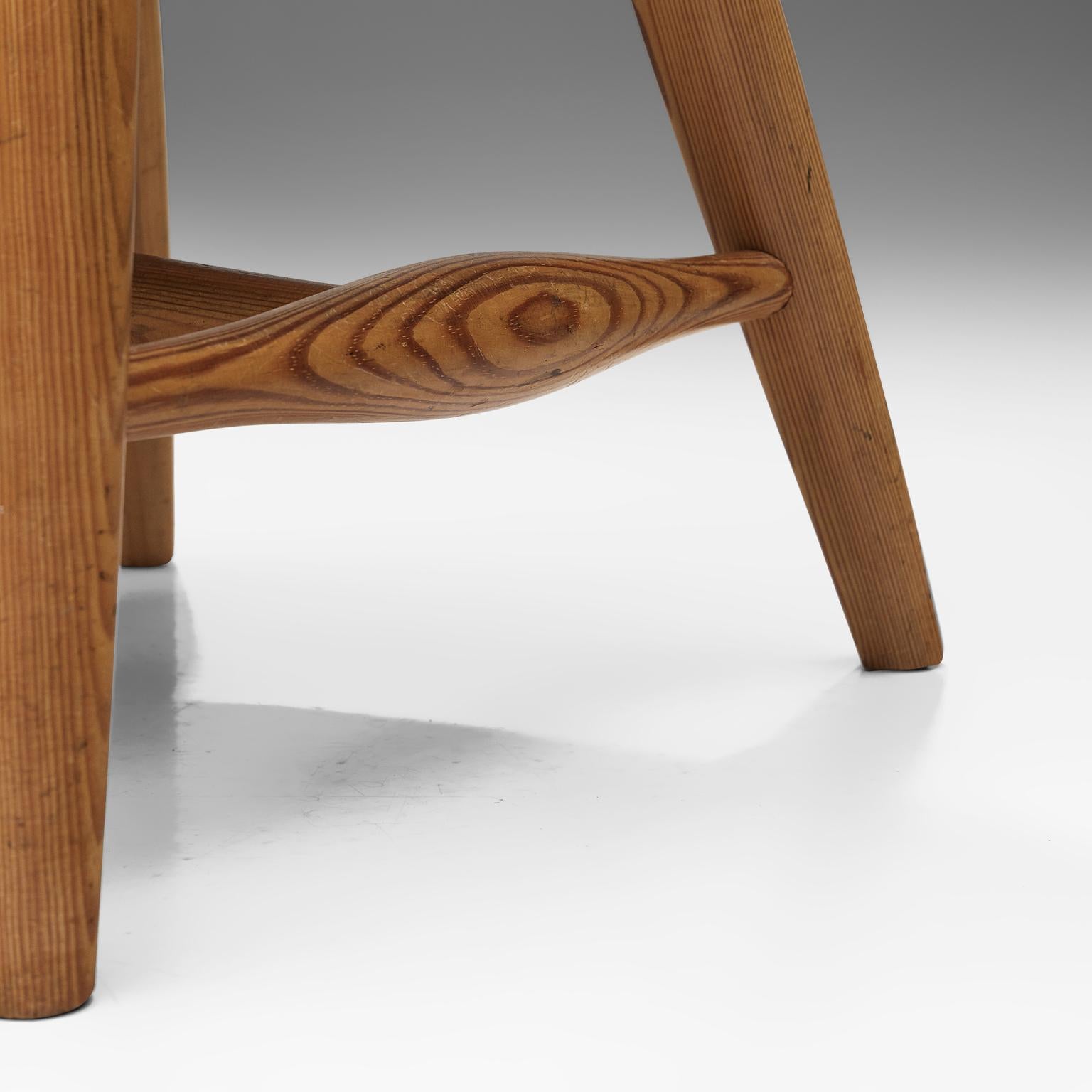 Eero Aarnio Set of Six Dining Chairs in Solid Pine In Good Condition In Waalwijk, NL