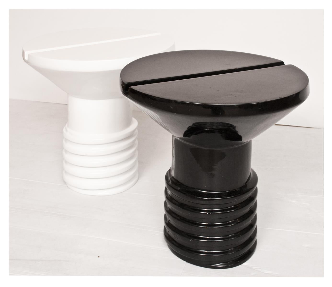 Modern Eero Aarnio Small Black Screw Table For Sale