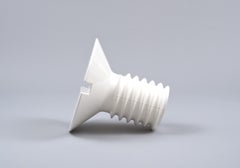 Petite table à vis blanche Eero Aarnio