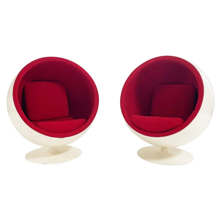 Eero Aarnio The Ball Chair, Pair For Sale at 1stDibs