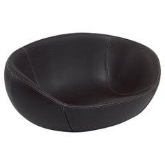 Fauteuil de salon Eero en cuir par spHaus