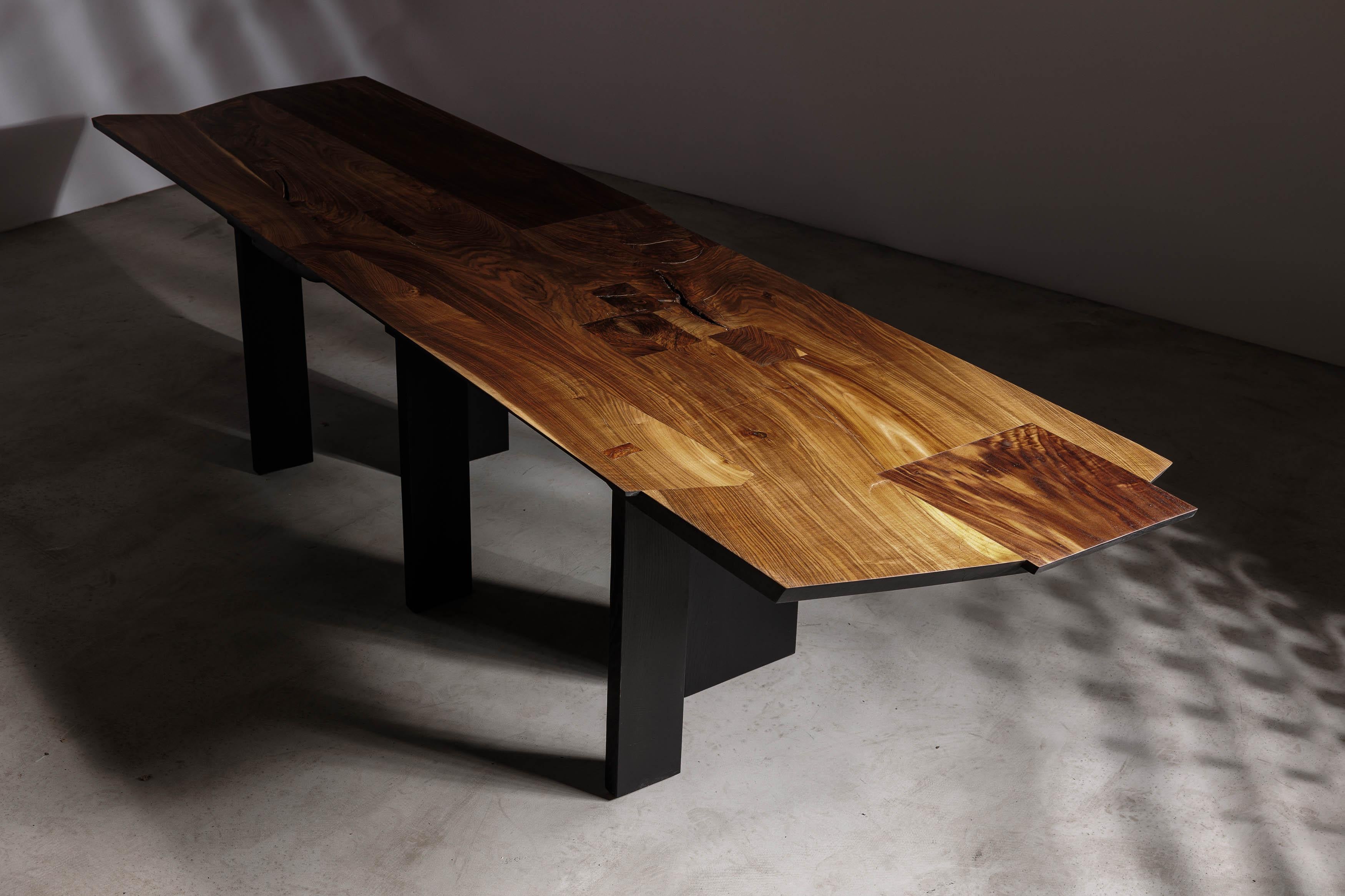 Postmoderne Table de salle à manger sculpturale Eero Moss, EM203 en vente