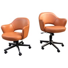 Eero Saarenan for Knoll Executive Office Chair in Leather 1 LEFT!