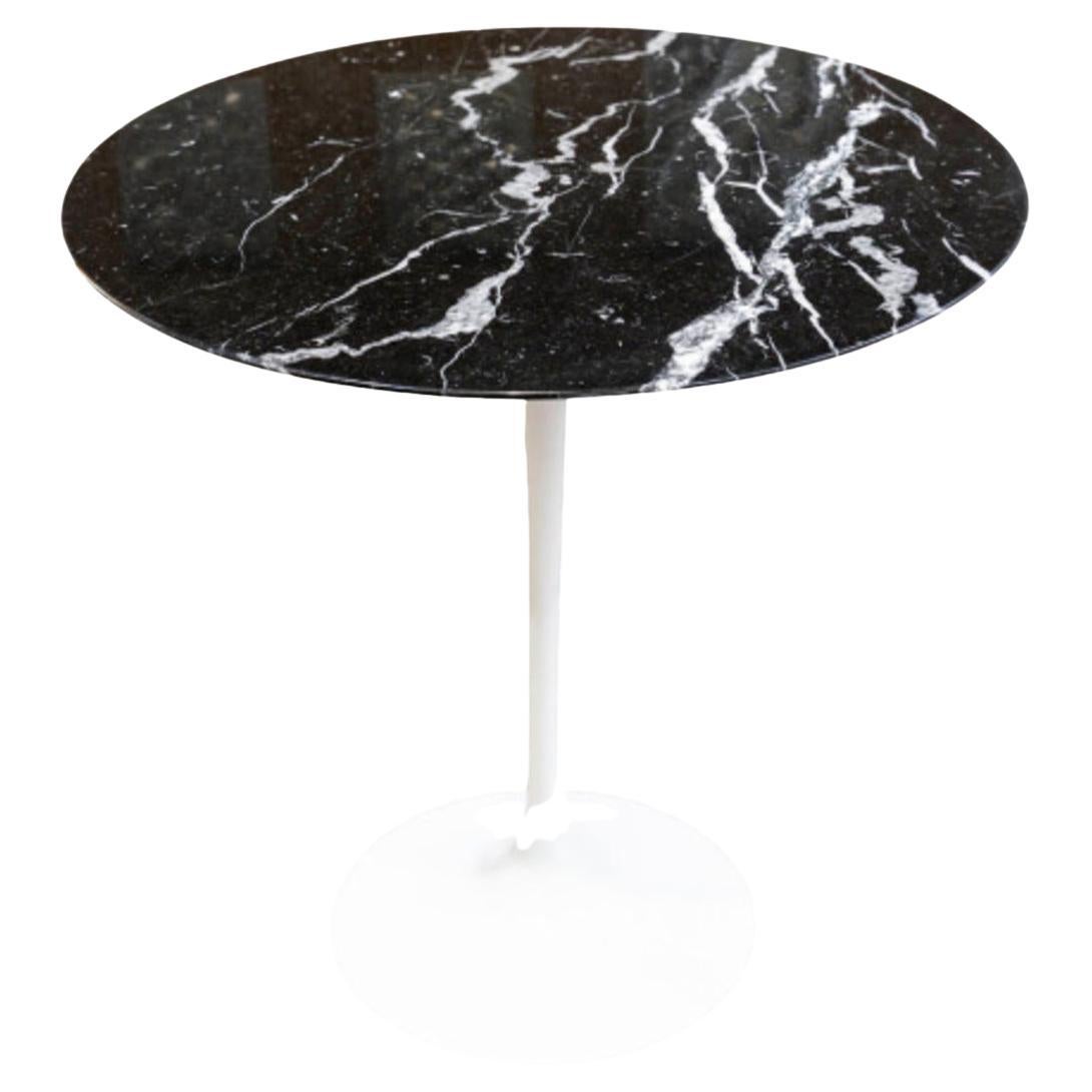 Eero SAARINEN (1910-1961), Edición Knoll: MARQUINA mesa con pedestal de mármol negro