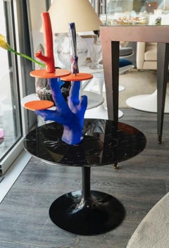 Eero SAARINEN (1910-1961), Edition Knoll: “Marquina” marble pedestal table