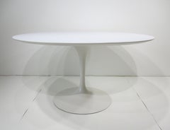 Eero Saarinen 54" Round Tulip Dining Table by Knoll