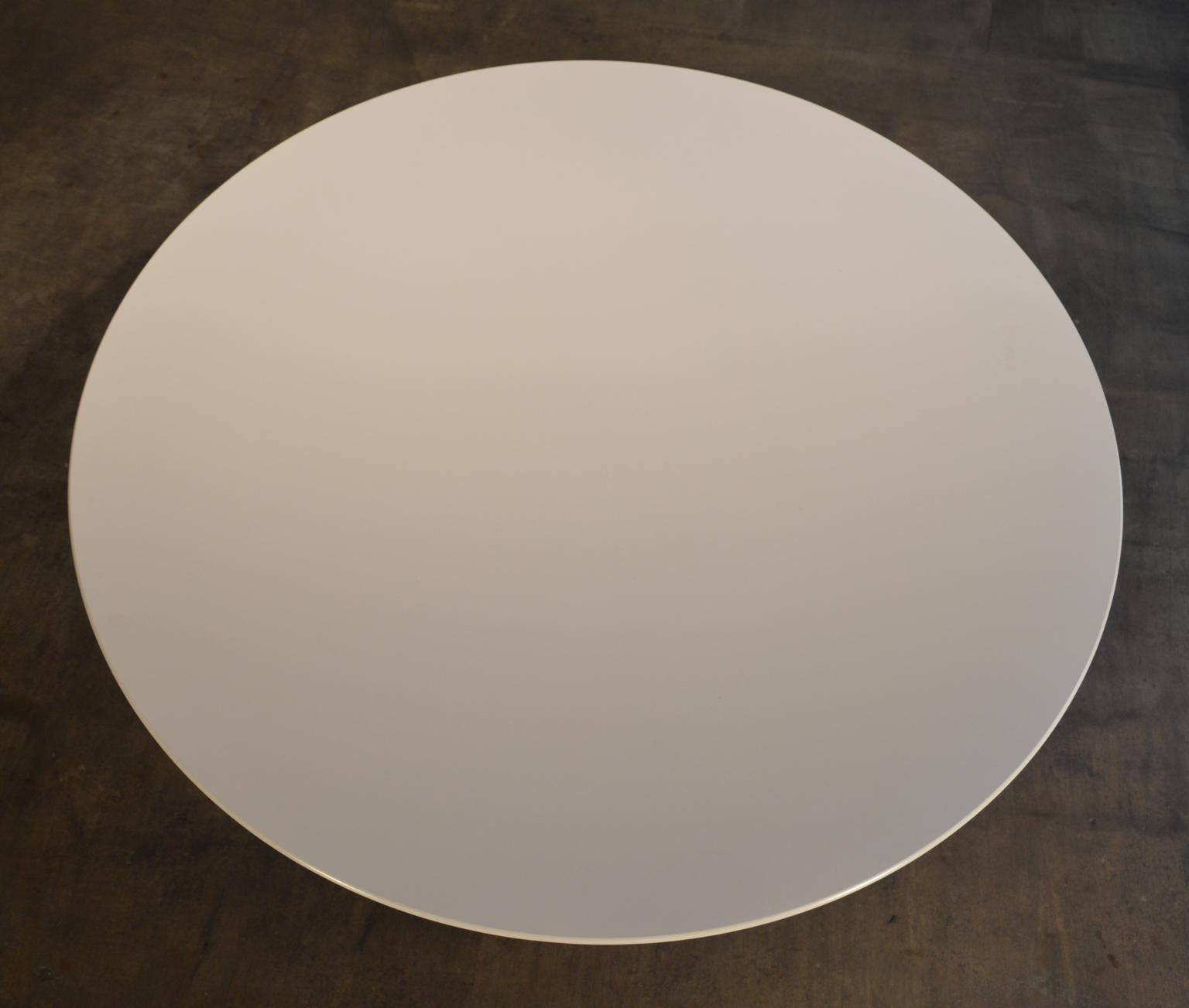 white tulip table