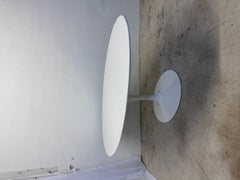 Eero Saarinen 78” Oval White Laminate Dining or Center Table for Knoll