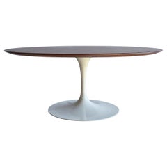 Retro Eero Saarinen Coffee Table for Knoll, Walnut, 1970s