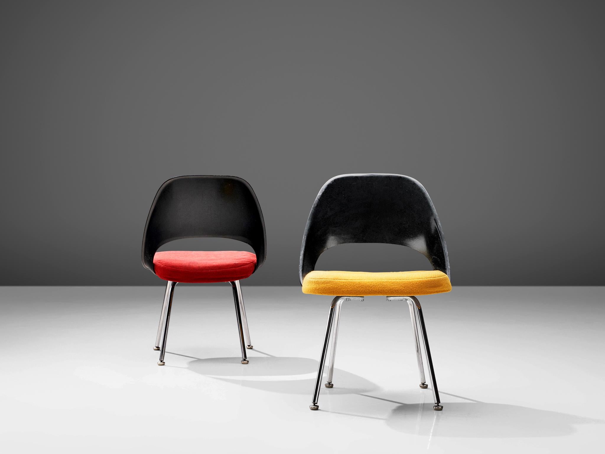 Ensemble de six chaises de salle à manger Eero Saarinen pour Knoll International  3