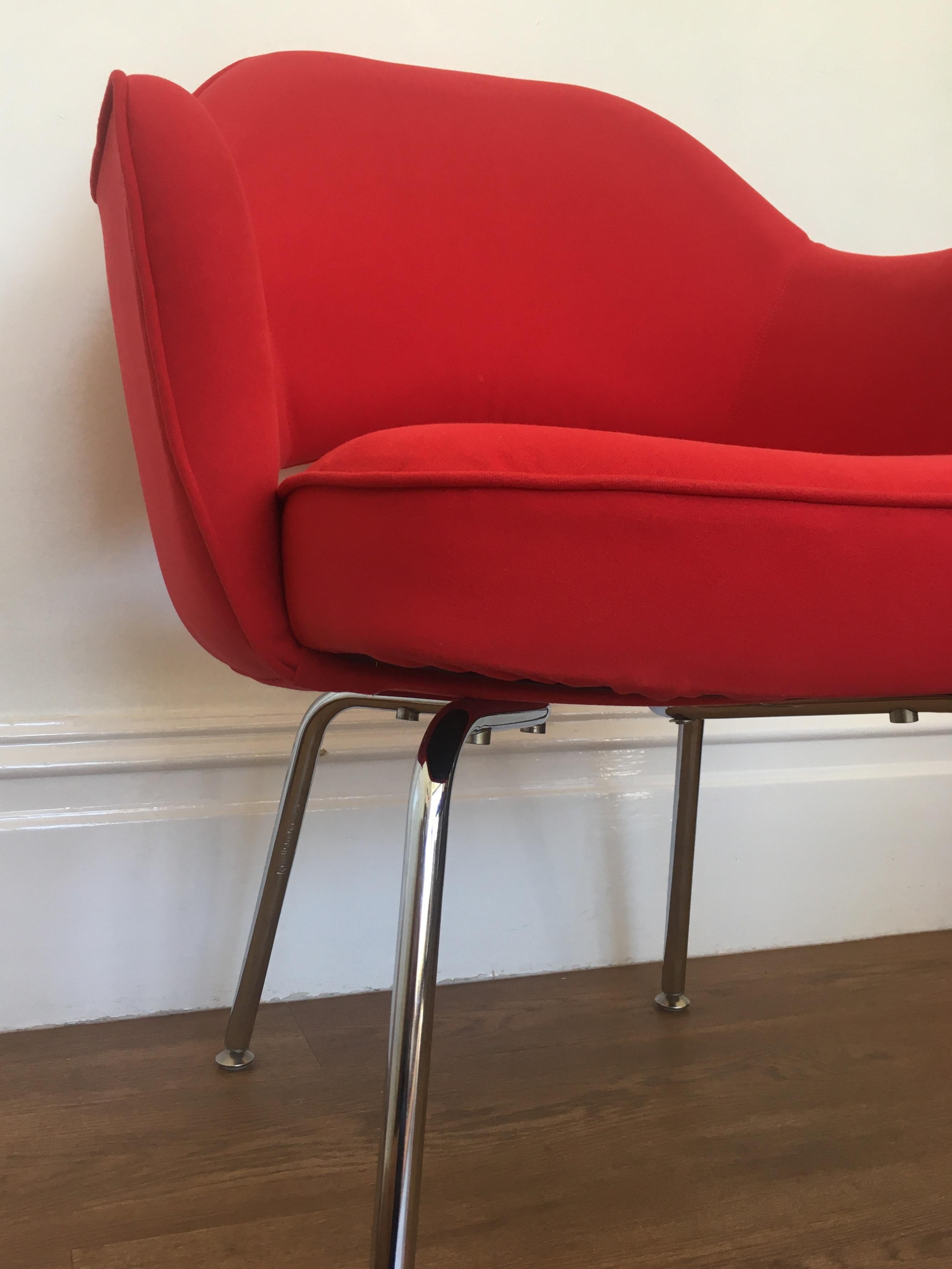 Eero Saarinen Conference Armchair for Knoll In Good Condition In Solihull, GB