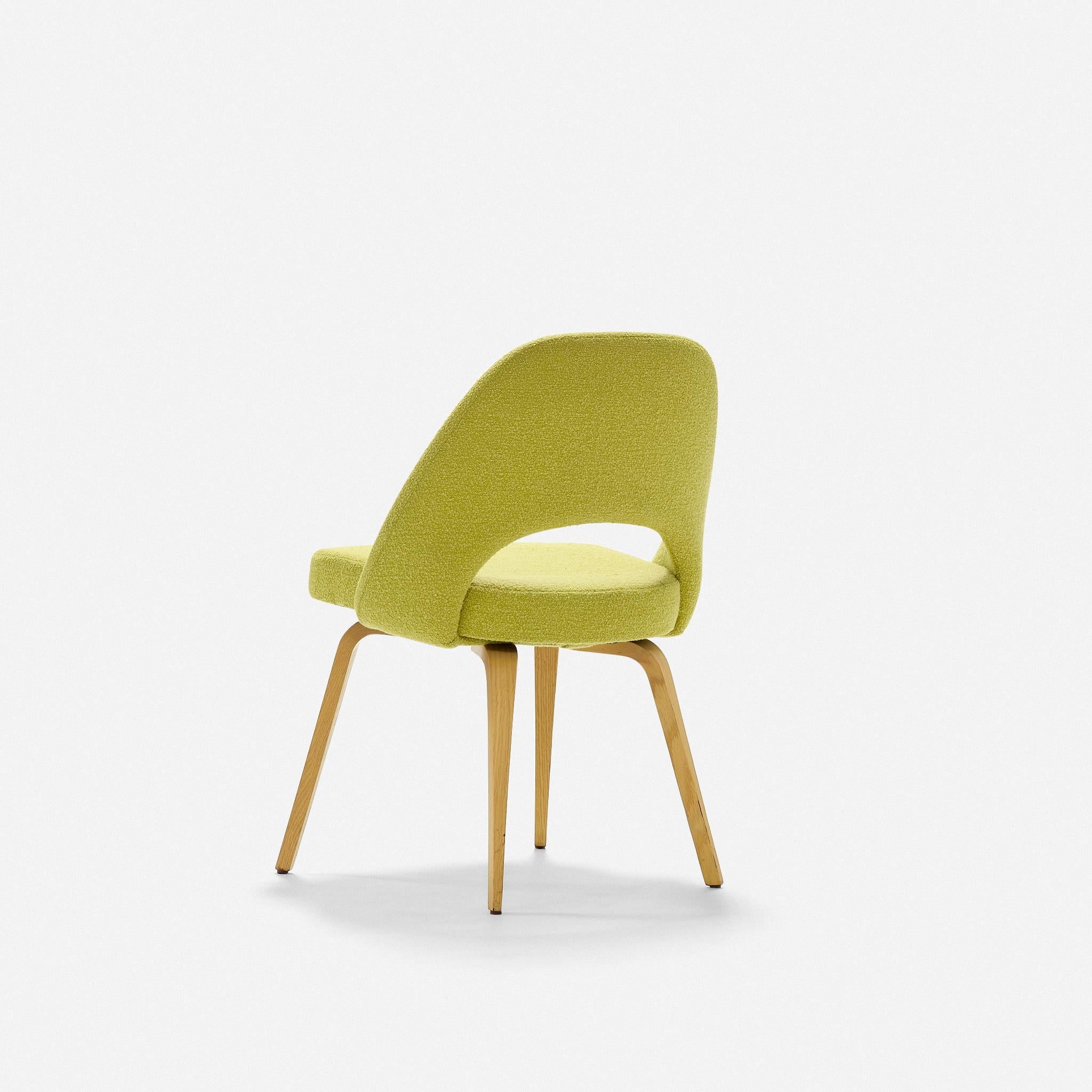 Fabric Eero Saarinen Dining Chairs for Knoll
