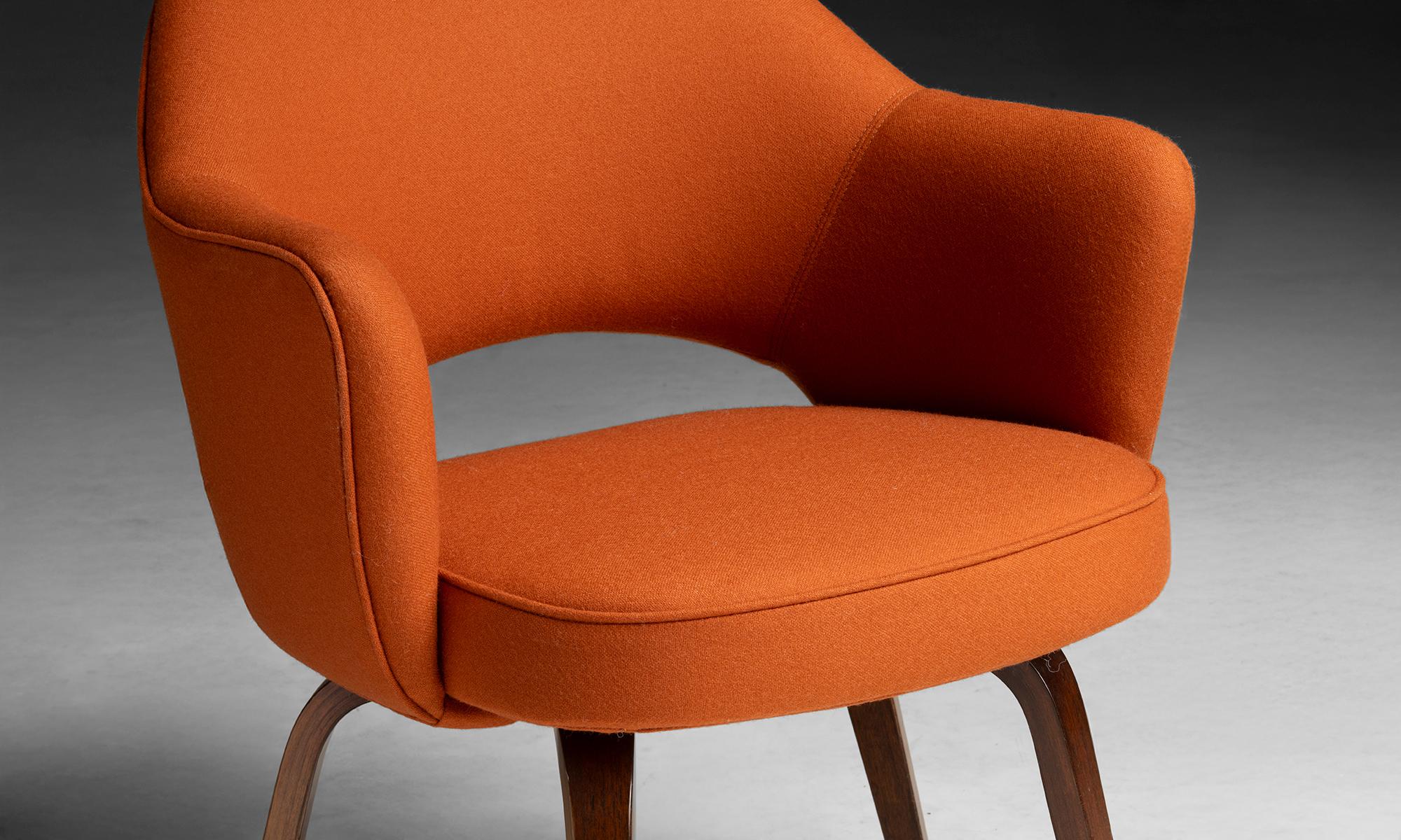 Sedie da pranzo di Eero Saarinen in lana, USA circa 1980 in vendita 5