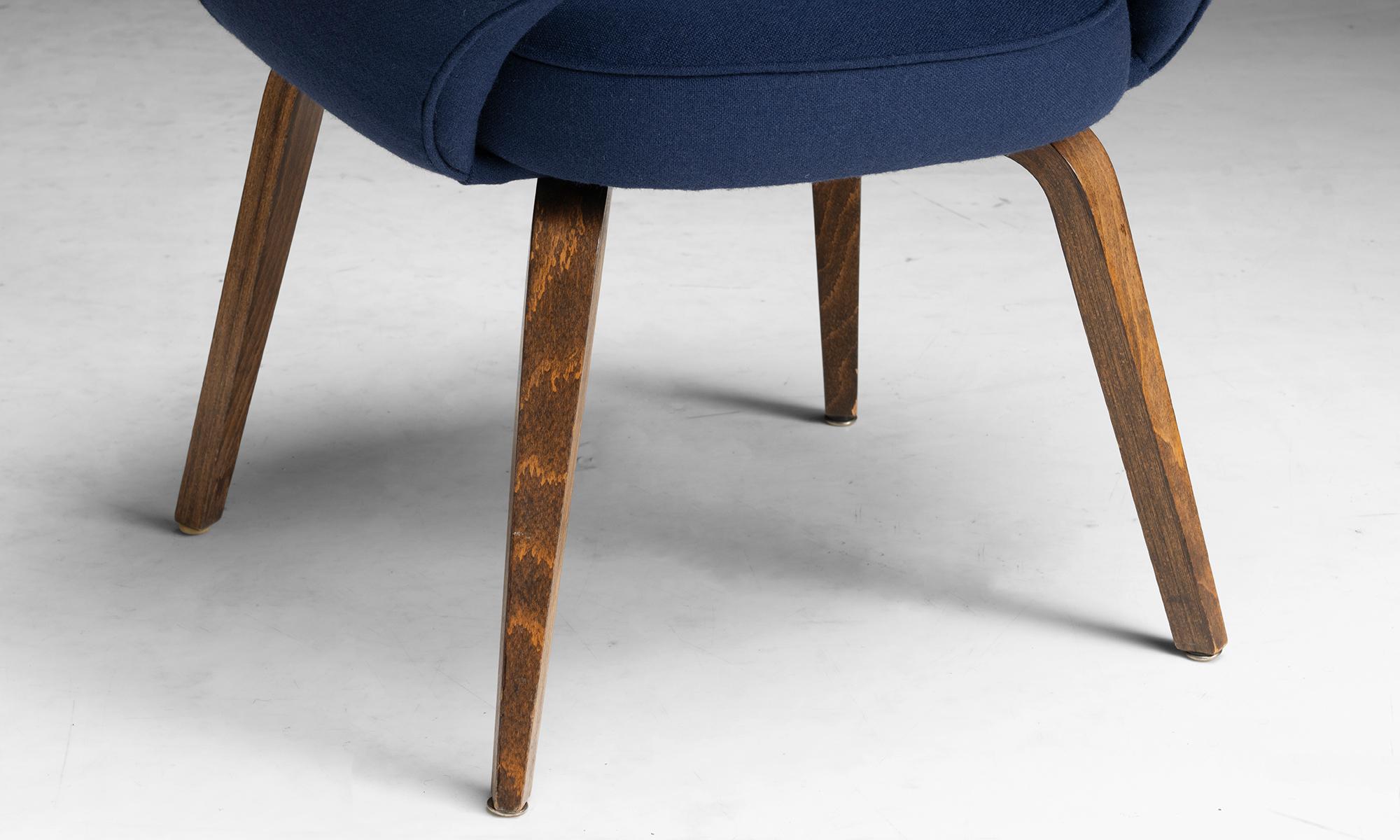 Lana Sedie da pranzo di Eero Saarinen in lana, USA circa 1980 in vendita