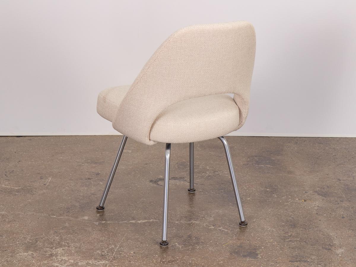 North American Eero Saarinen Executive Armless Chair for Knoll For Sale