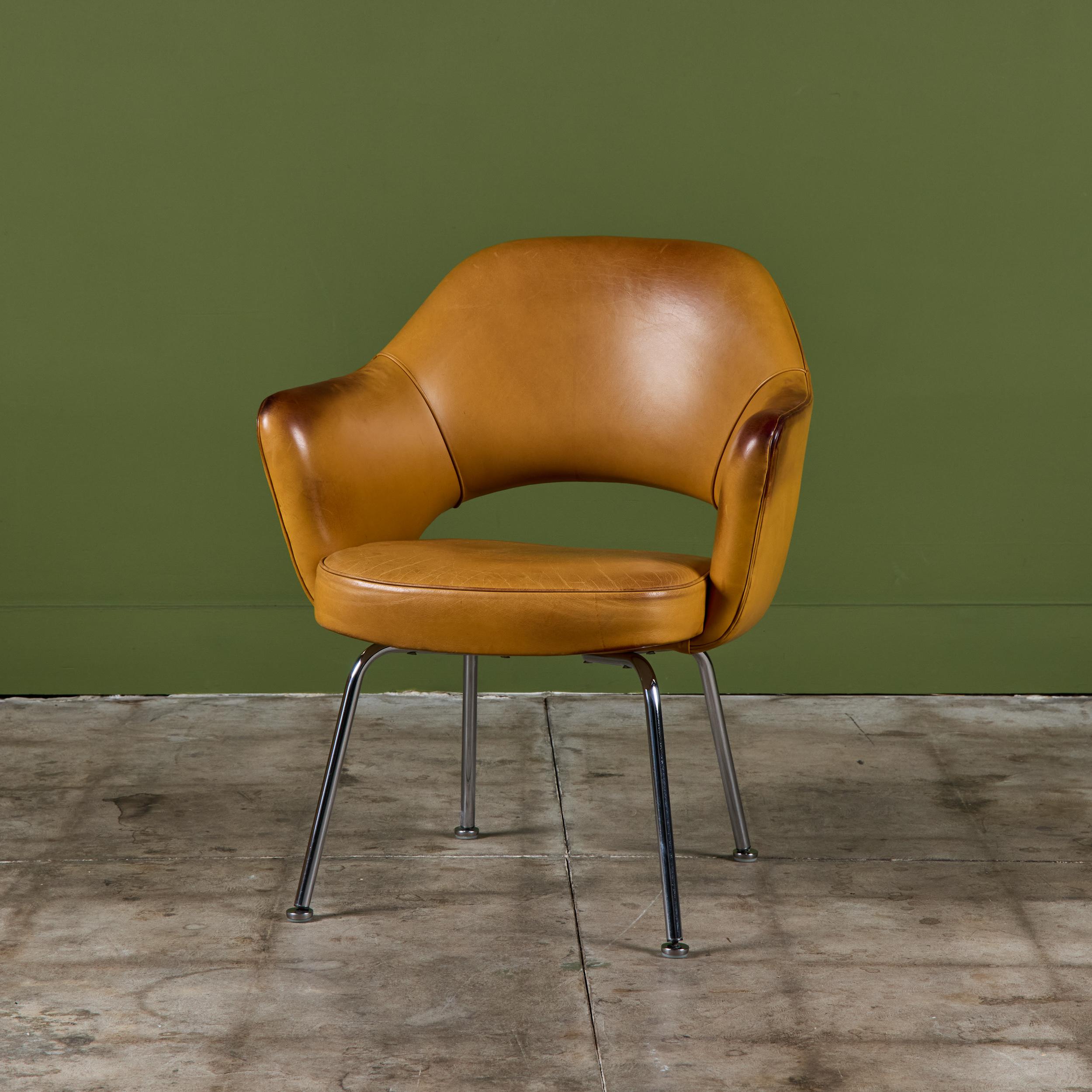 Fauteuil en cuir 