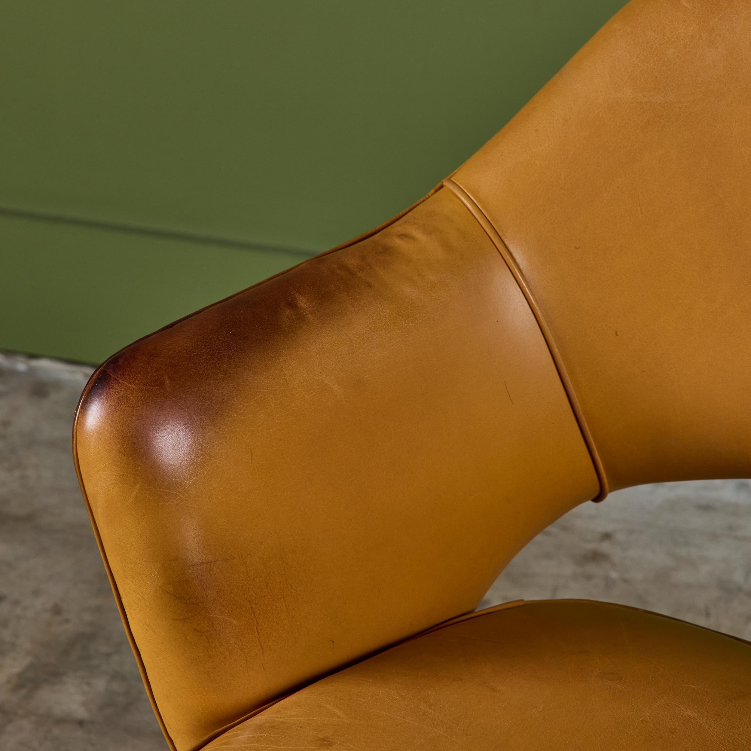 Fauteuil en cuir 
