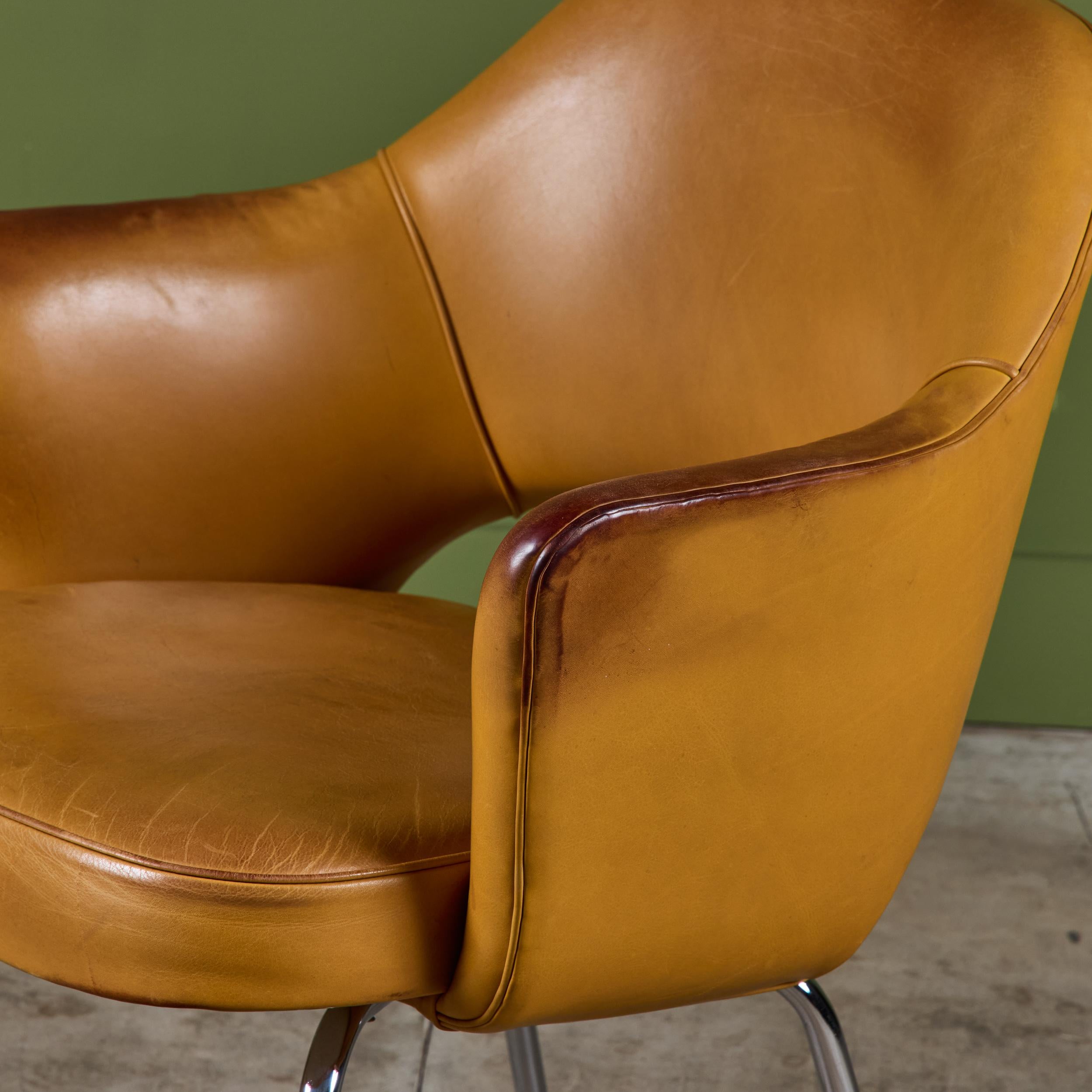 Fauteuil en cuir 