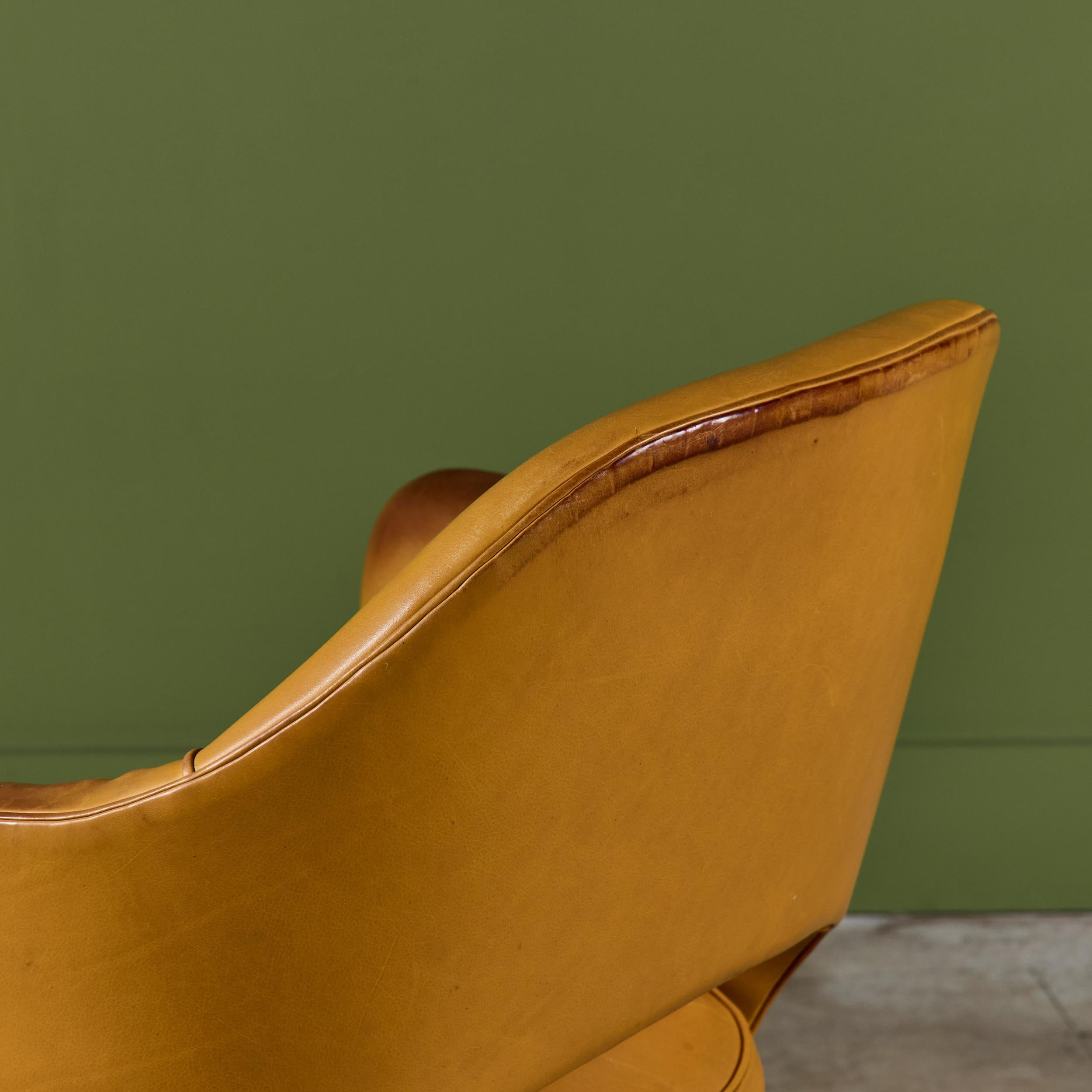 Fauteuil en cuir 