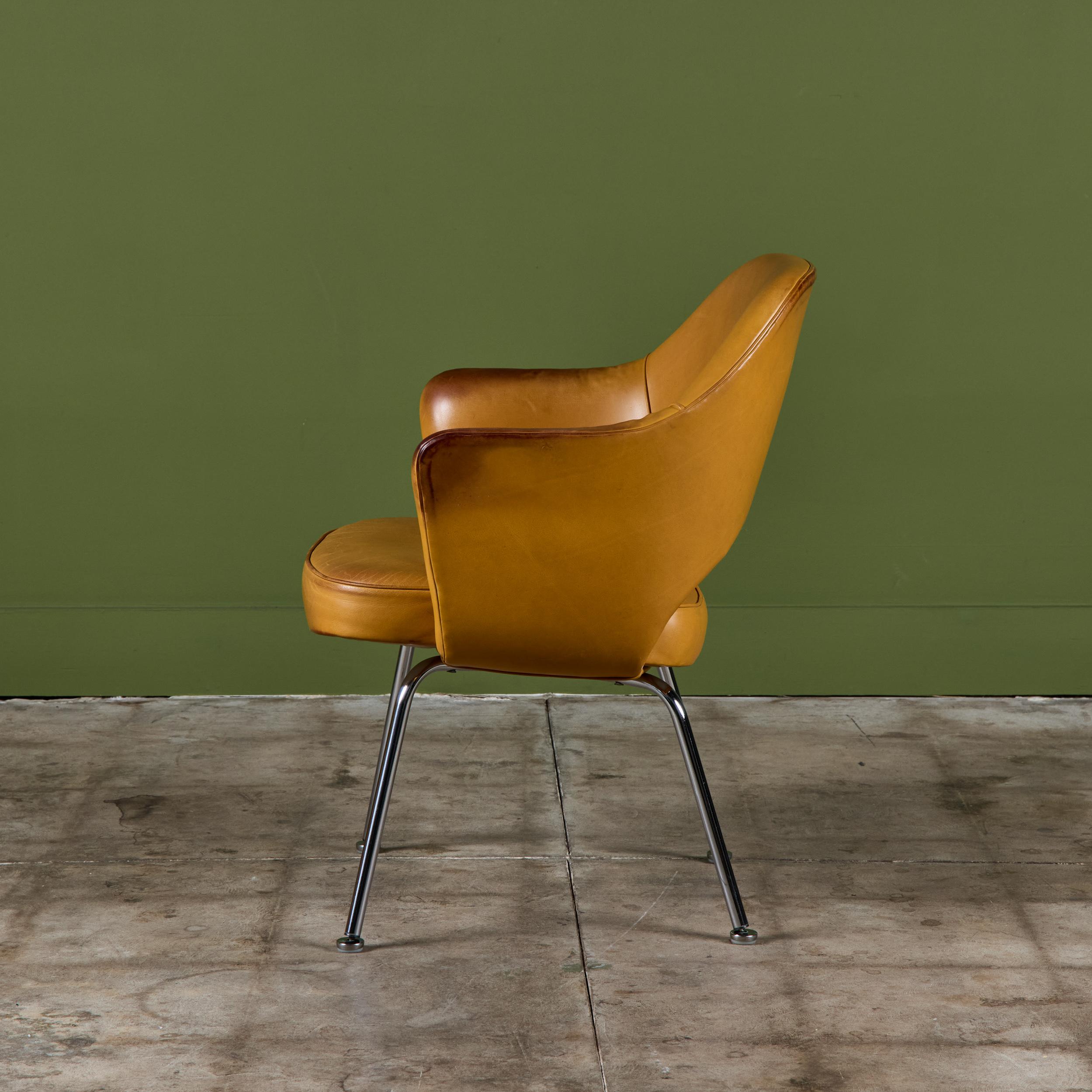 Fauteuil en cuir 