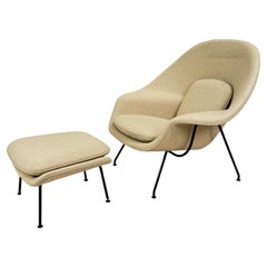 Eero Saarinen fo Knoll Womb Chair and Ottoman