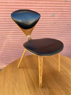 Eero Saarinen for Knoll Game Table and 4 Norman Cherner Side Chairs