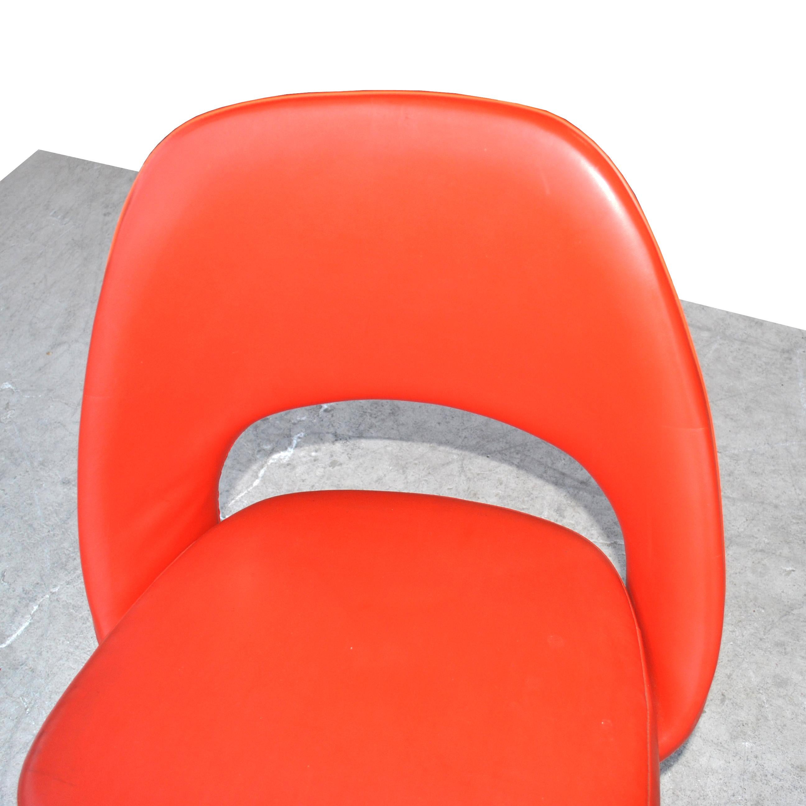 Mid-20th Century Eero Saarinen for Knoll 72U Chair; Set of Four