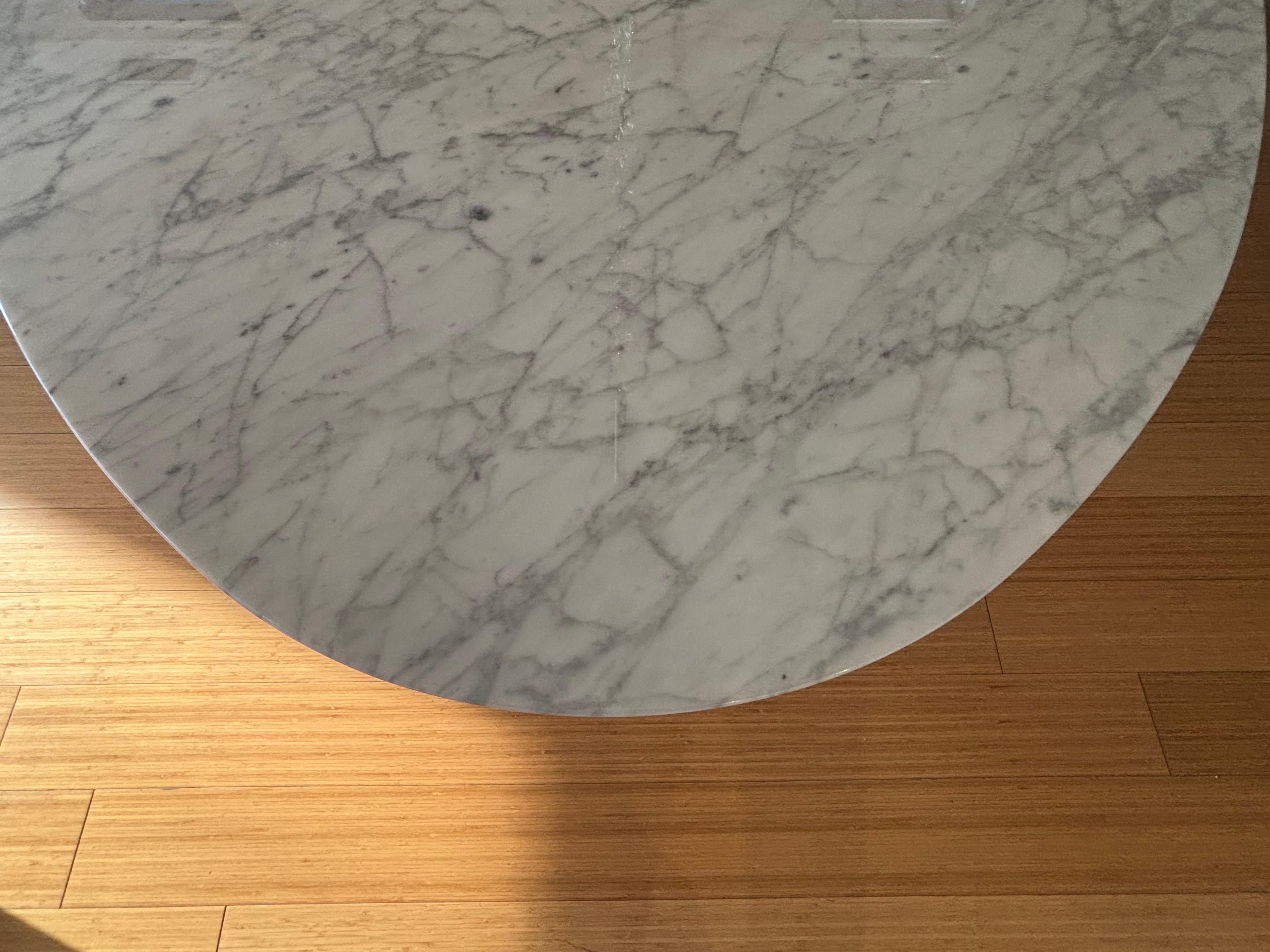 Table ovale en marbre Eero Saarinen pour Knoll 96 en vente 3