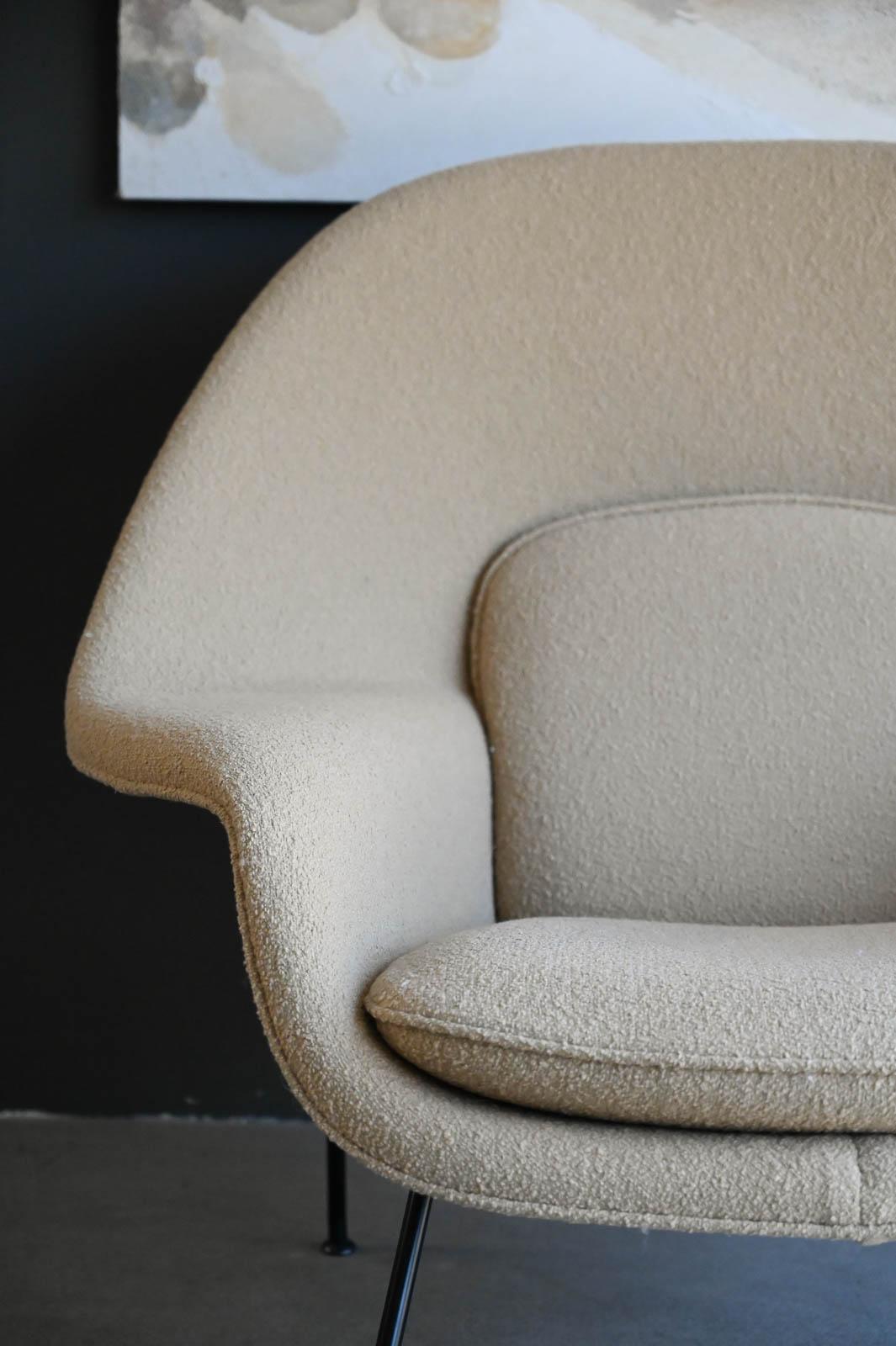 Eero Saarinen for Knoll Boucle Womb Chair, 2019 For Sale 2