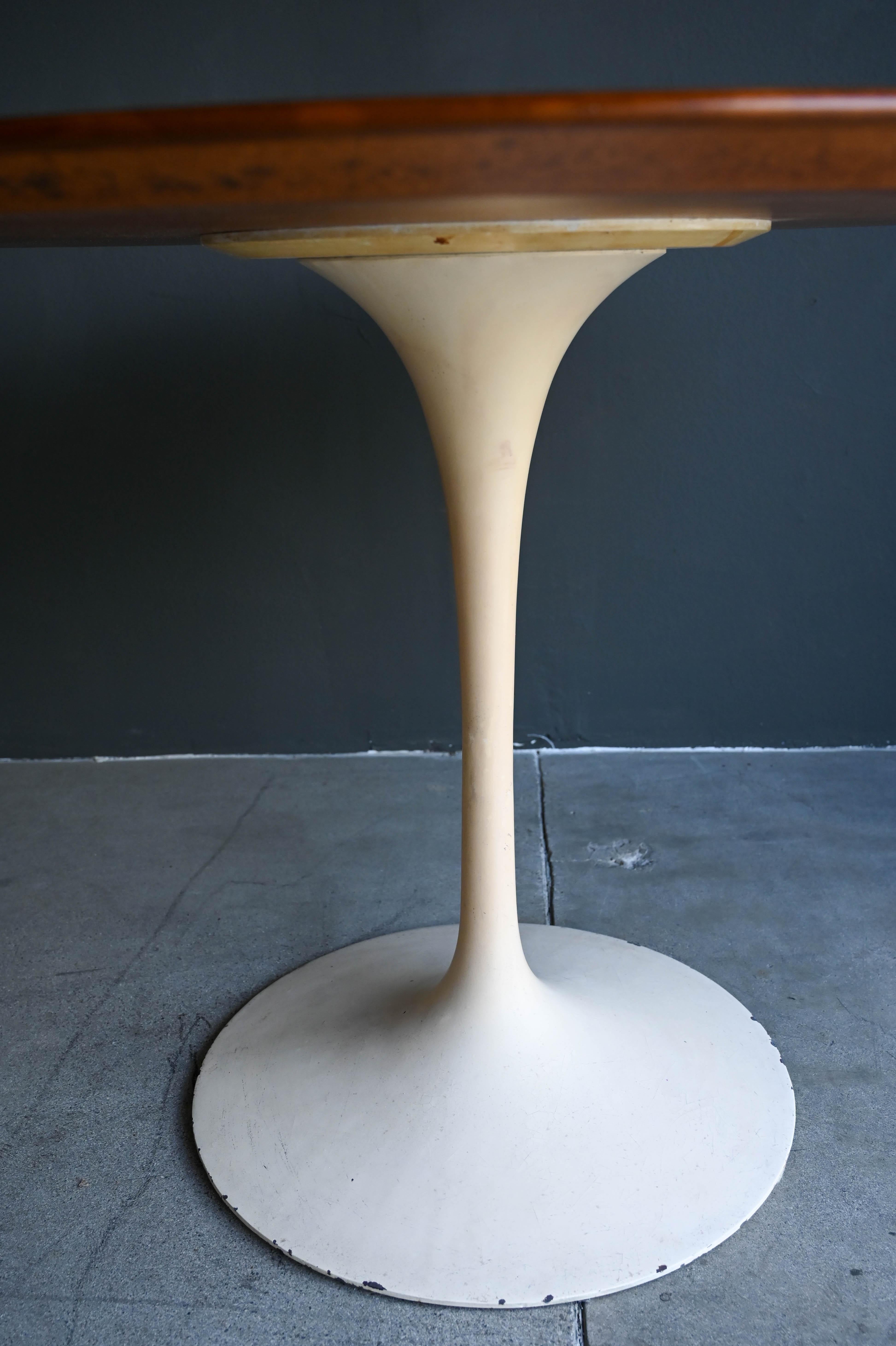 Mid-20th Century Eero Saarinen for Knoll Early Walnut Dining Table 42