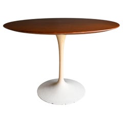 Eero Saarinen for Knoll Early Walnut Dining Table 42", ca. 1960