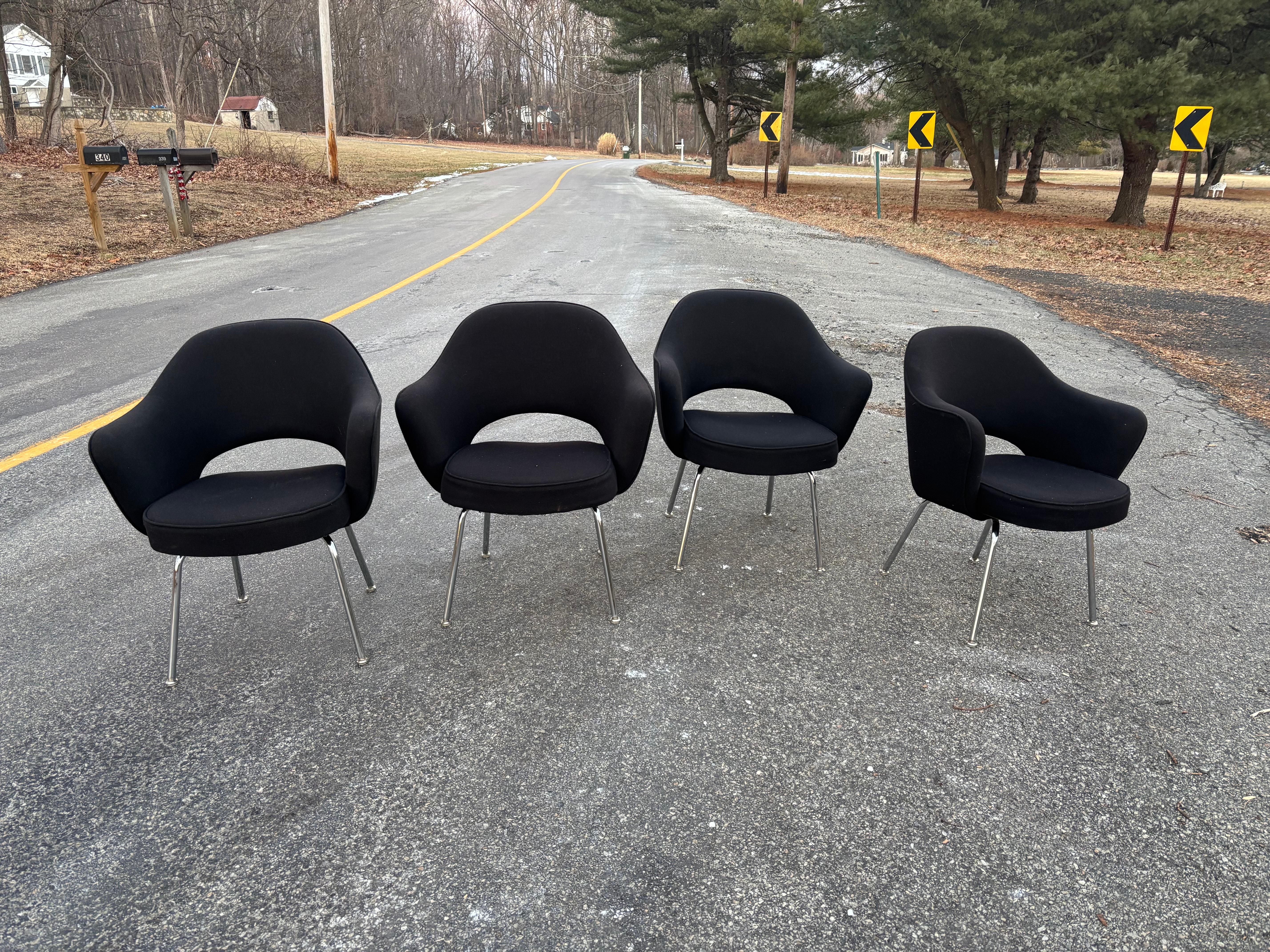 Eero Saarinen per Knoll Poltrone Executive Set di 4/ 2 SET disponibili! in vendita 4