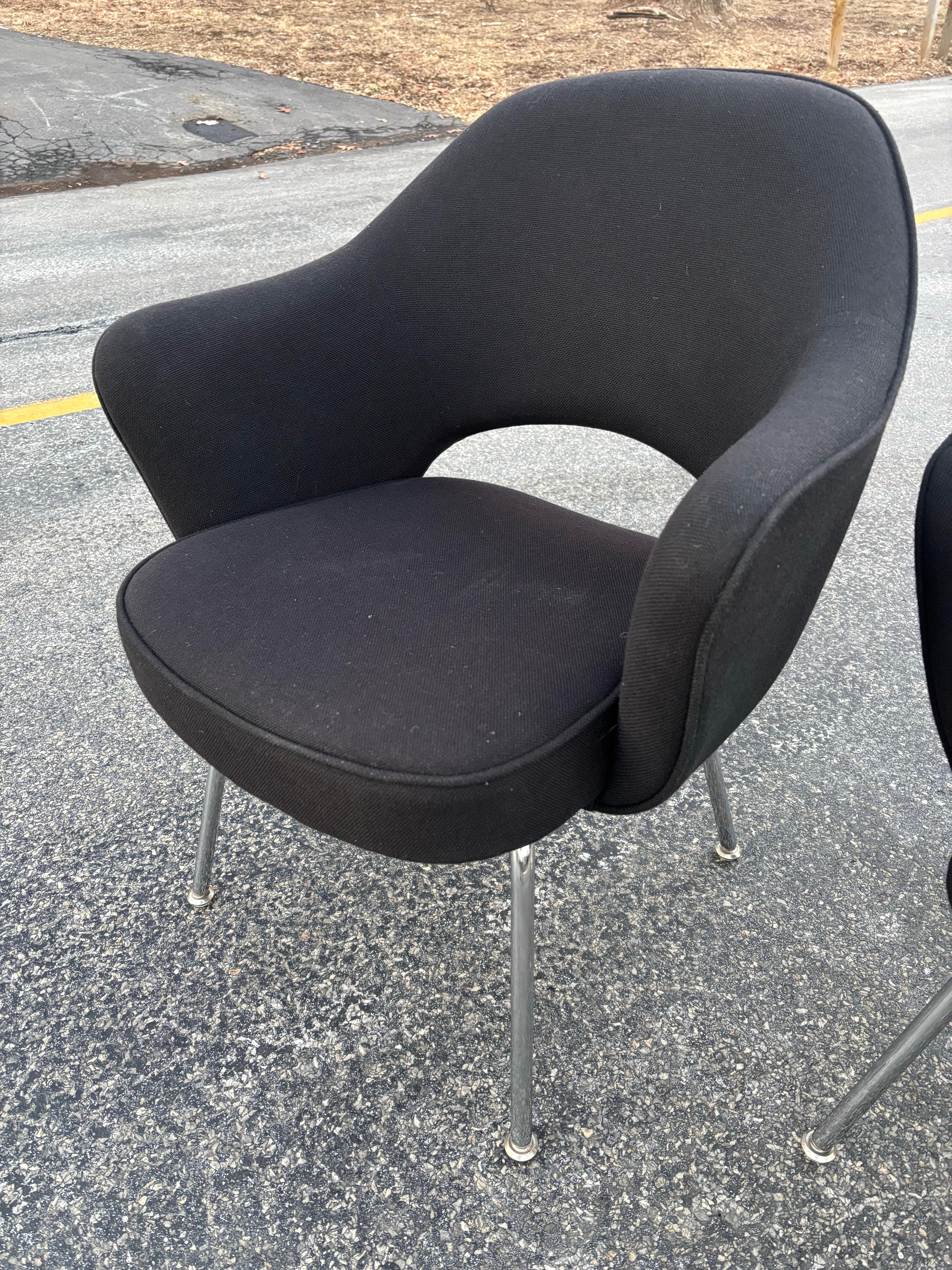 Tappezzeria Eero Saarinen per Knoll Poltrone Executive Set di 4/ 2 SET disponibili! in vendita