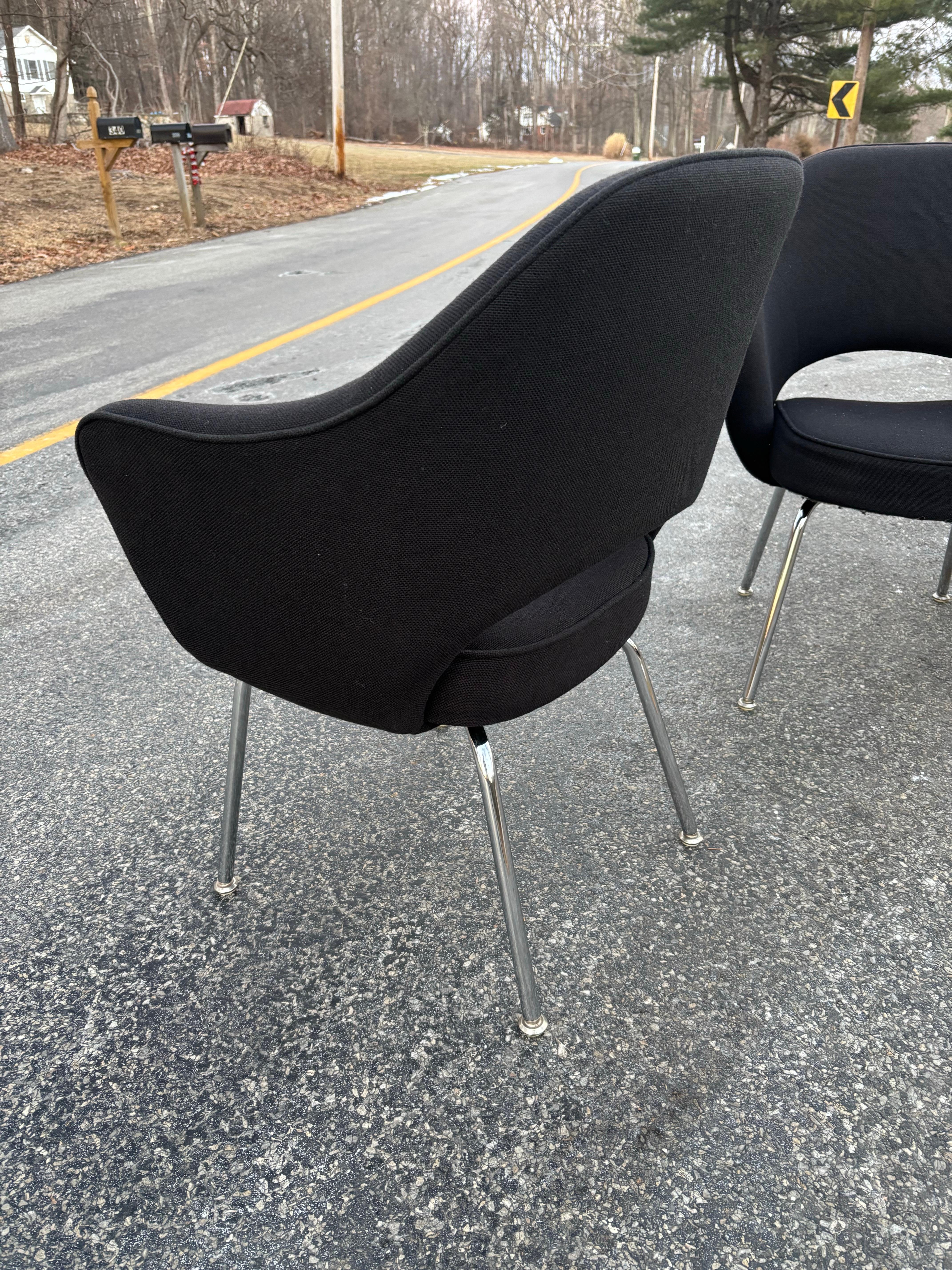 Eero Saarinen per Knoll Poltrone Executive Set di 4/ 2 SET disponibili! in vendita 2