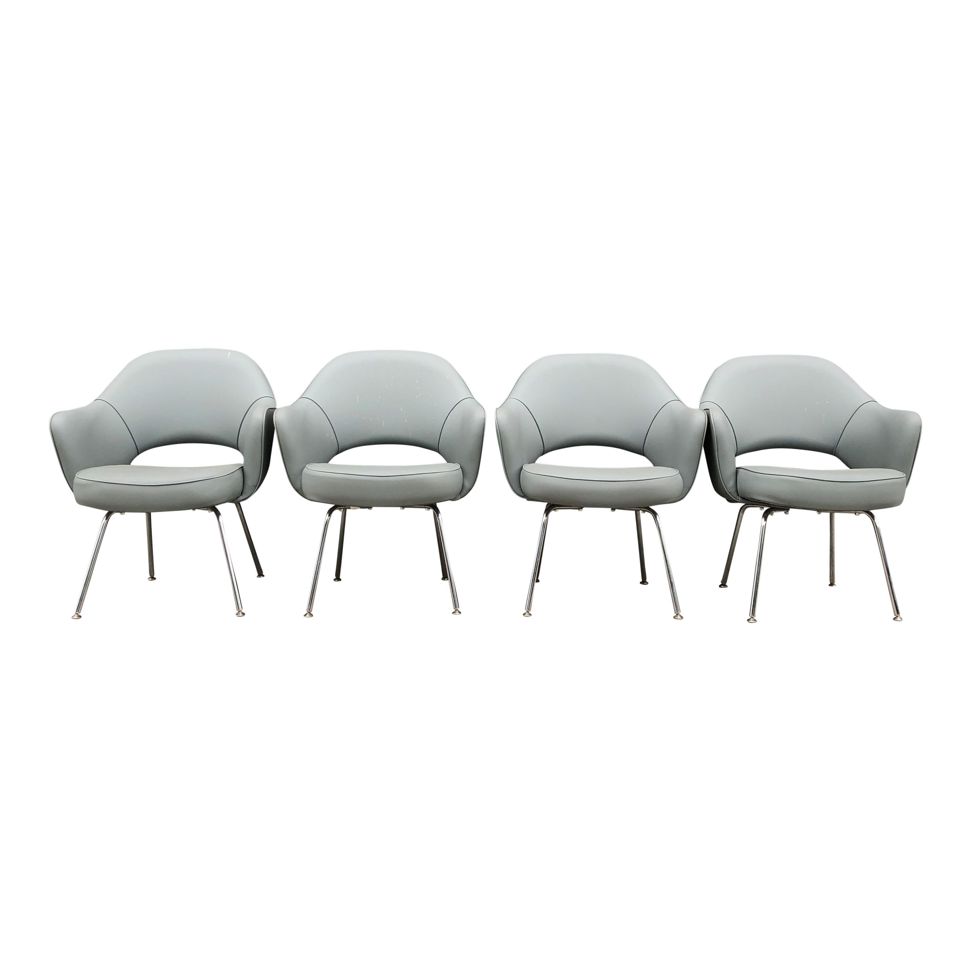 Eero Saarinen for Knoll Executive Chairs for Re-Upholstery