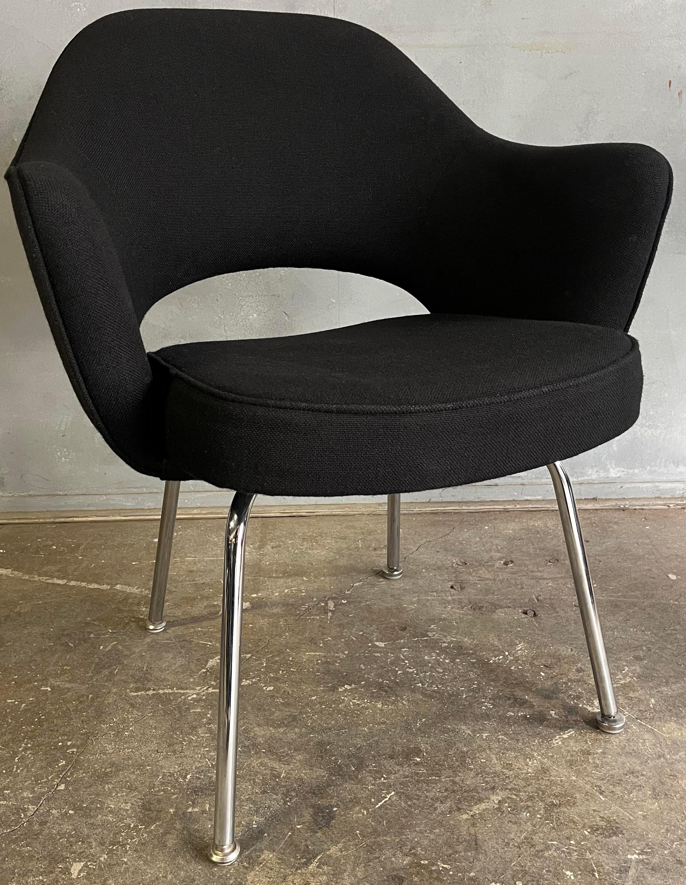 Eero Saarinen per Knoll Sedie Executive/Pranzo Up&Up in vendita 1
