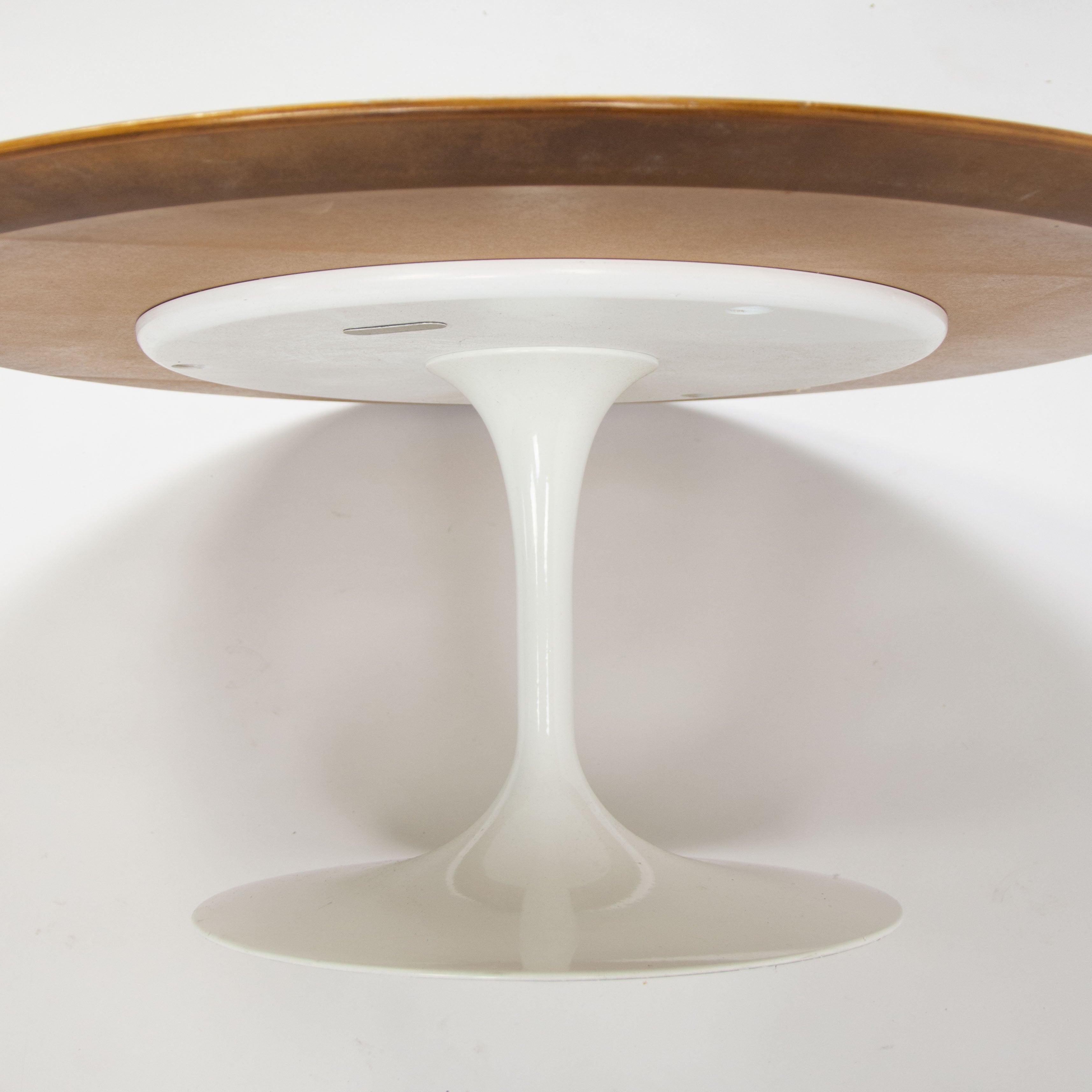 Eero Saarinen For Knoll International 35 Inch Tulip Coffee Table Rosewood 2009 For Sale 1