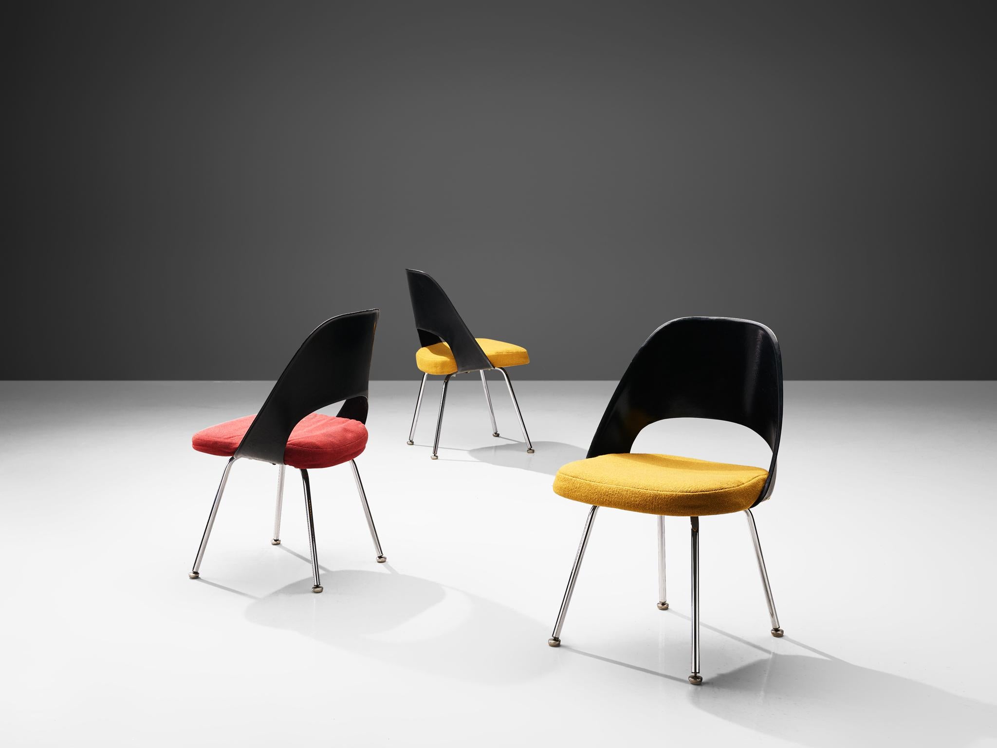Ensemble de six chaises de salle à manger Eero Saarinen pour Knoll International  en vente 4
