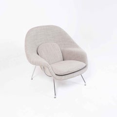 Eero Saarinen para Knoll Silla Womb Grande en Boucle Sal y Pimienta
