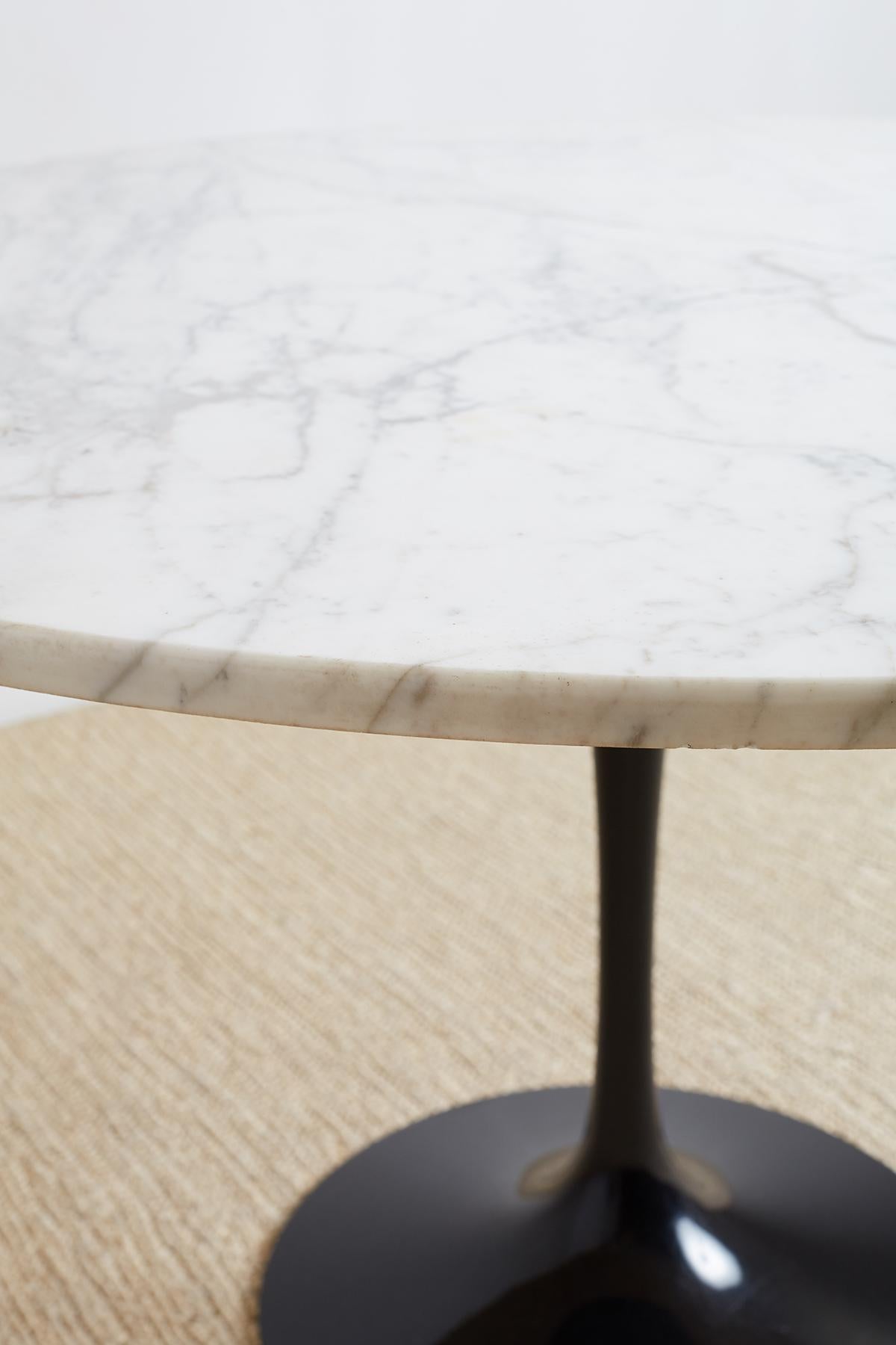 Eero Saarinen for Knoll Marble-Top Tulip Table 3