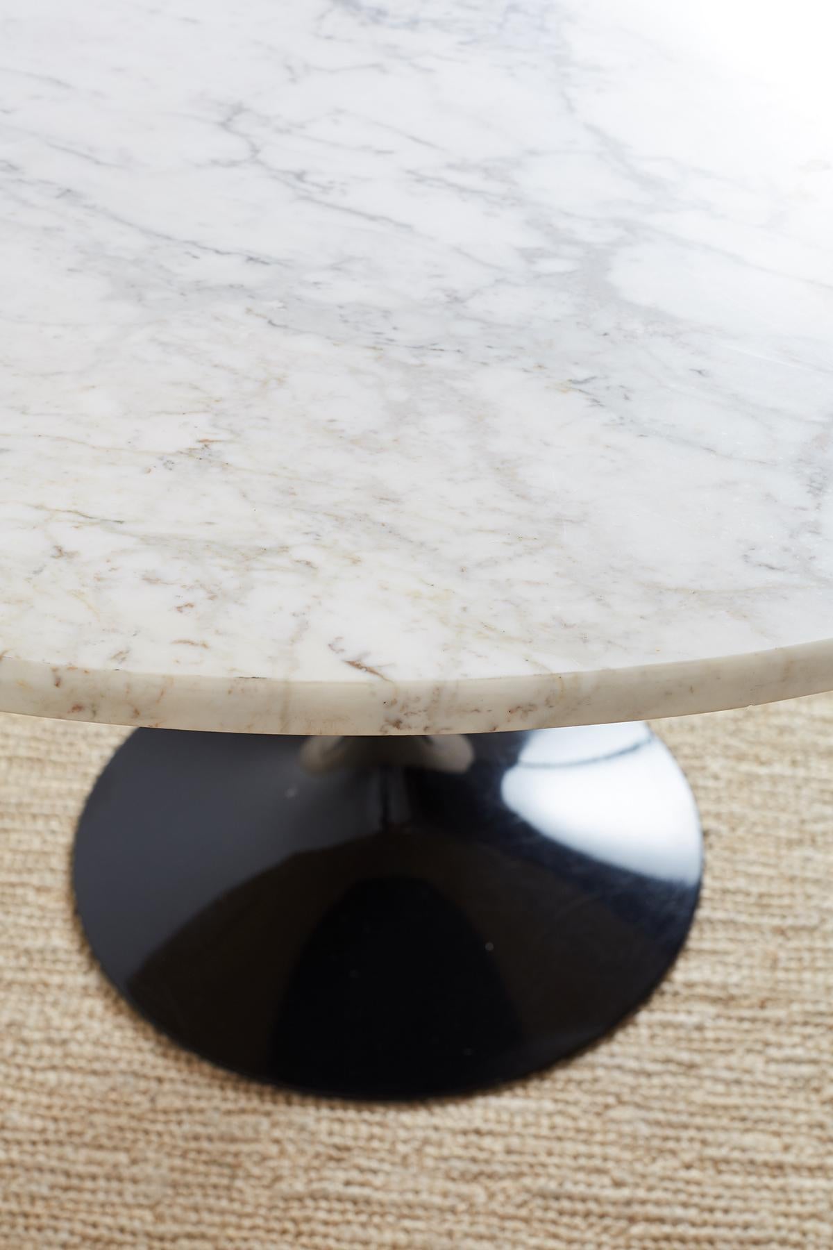 Eero Saarinen for Knoll Marble-Top Tulip Table 7
