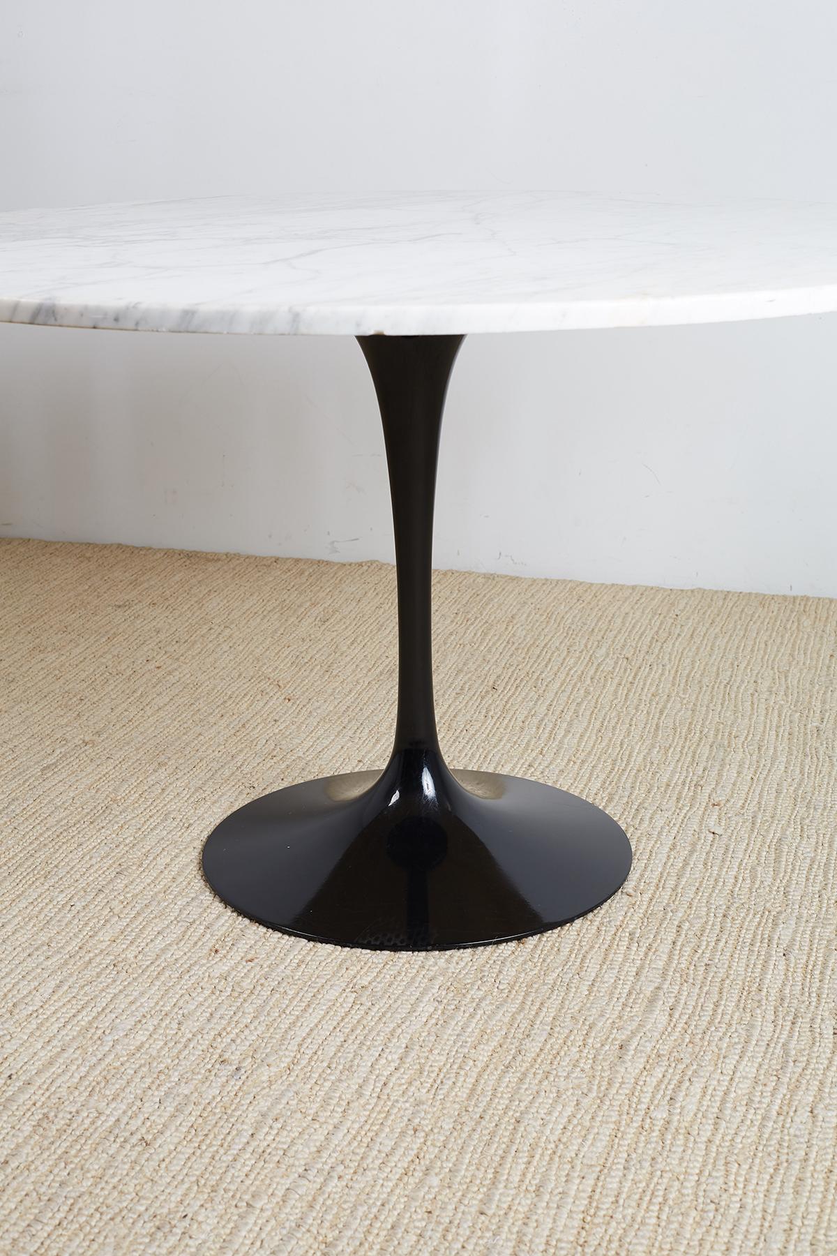 American Eero Saarinen for Knoll Marble-Top Tulip Table