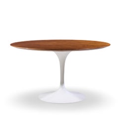 Eero Saarinen for Knoll Mid Century 54 Inch Walnut Tulip Dining Table