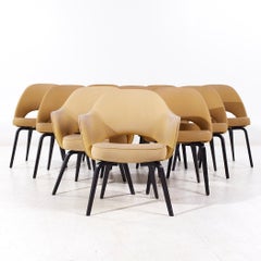 Eero Saarinen for Knoll Mid Century Bentwood Executive Dining Chairs - Set of 10