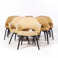 Eero Saarinen for Knoll Mid Century Bentwood Executive Dining Chairs - Set of 12