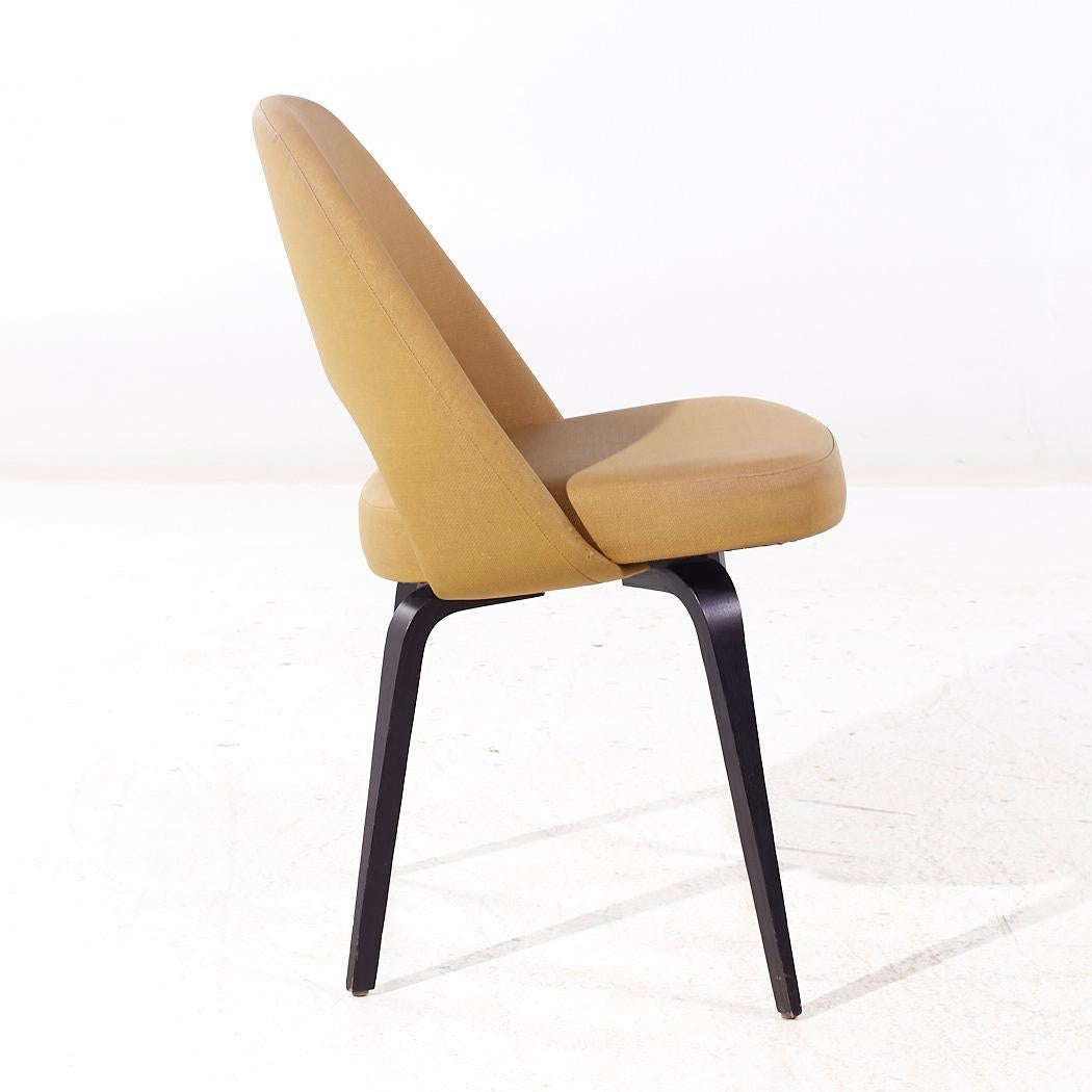 American Eero Saarinen for Knoll Mid Century Bentwood Executive Dining Chairs - Set of 6 For Sale