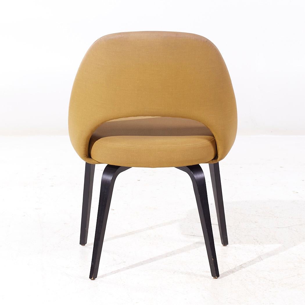 Eero Saarinen for Knoll Mid Century Bentwood Executive Dining Chairs - Set of 6 In Good Condition For Sale In Countryside, IL