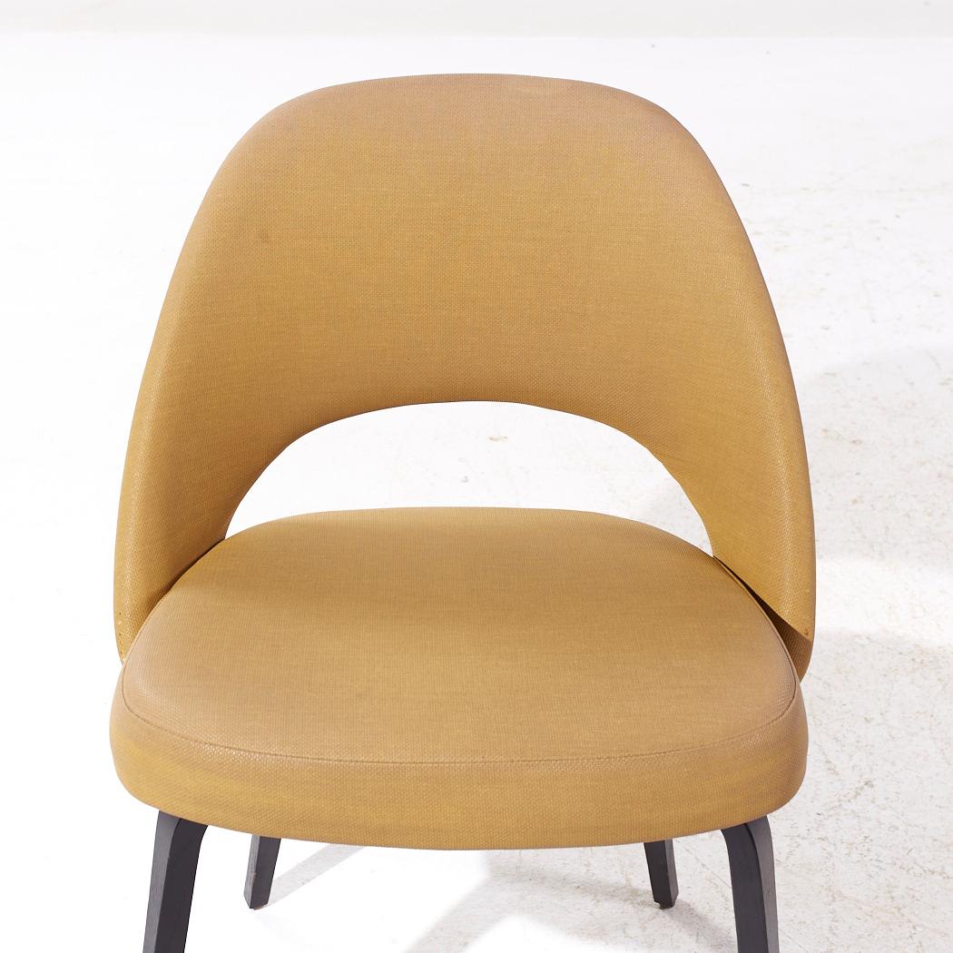 20th Century Eero Saarinen for Knoll Mid Century Bentwood Executive Dining Chairs - Set of 6 For Sale
