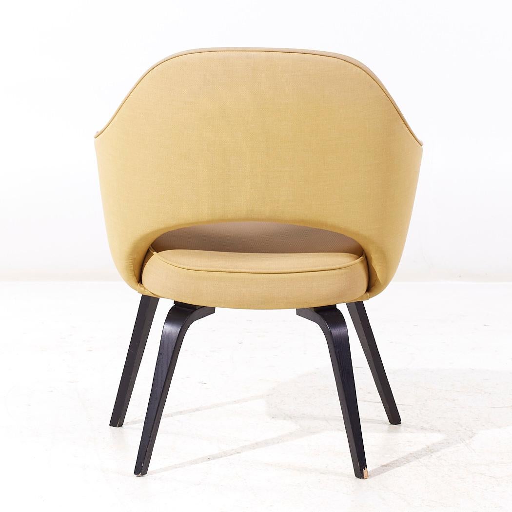 Eero Saarinen for Knoll Mid Century Bentwood Executive Dining Chairs - Set of 6 For Sale 1